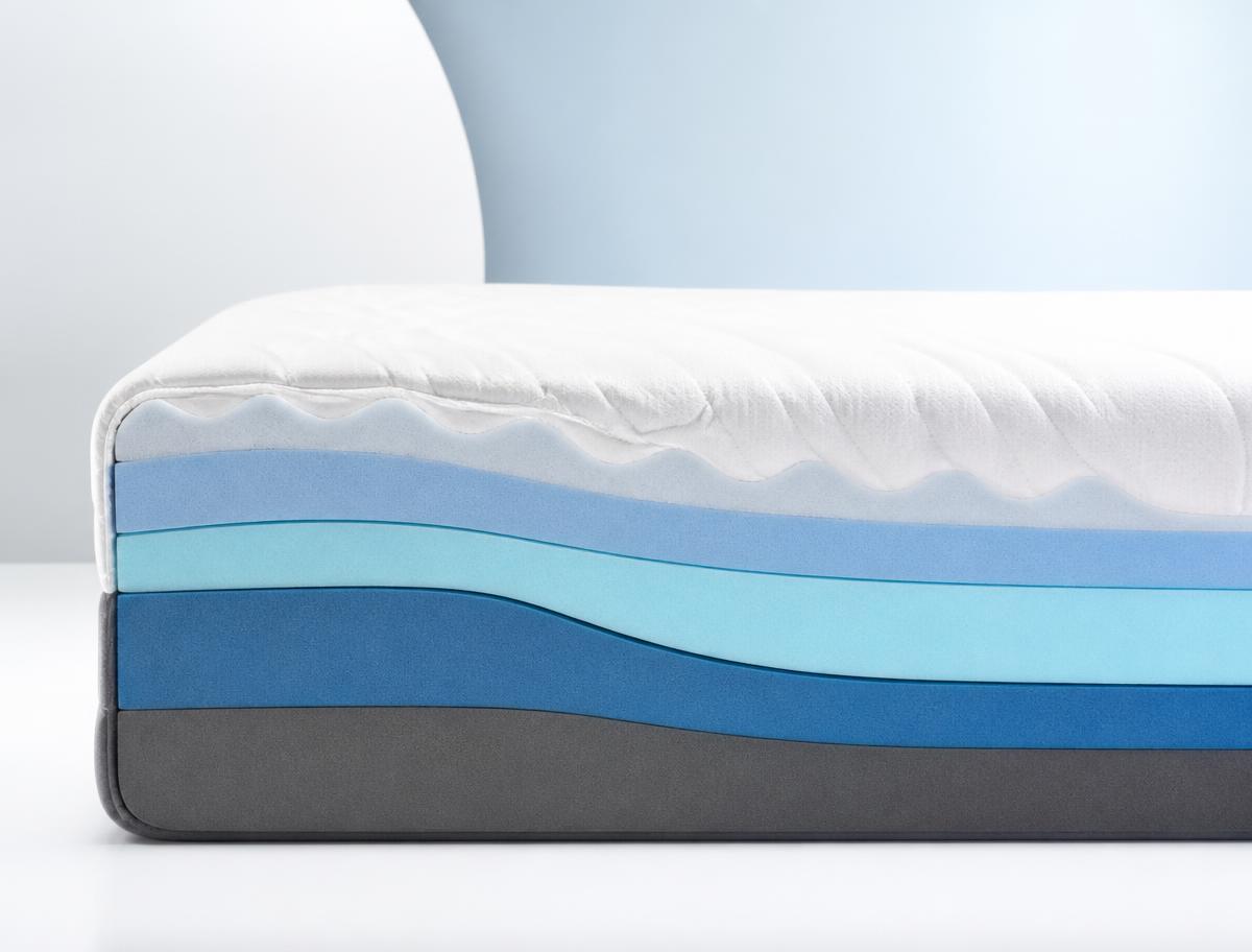 Colchão ergonômico Eko'7 com camadas de densidade progressiva